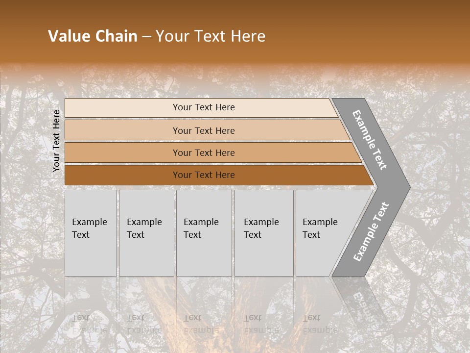 Towering Wood Limb PowerPoint Template