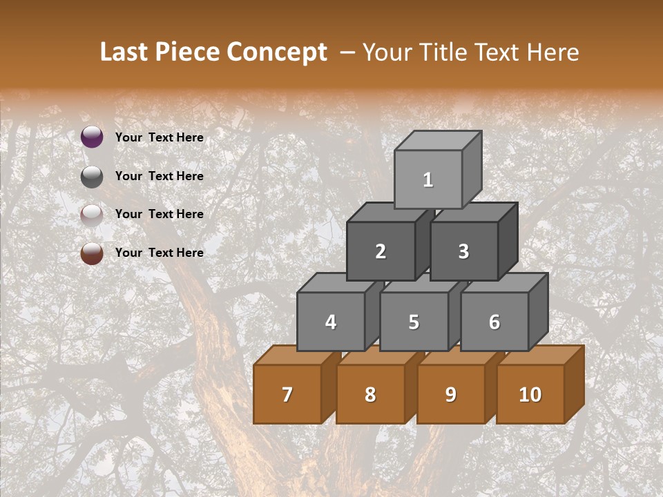 Towering Wood Limb PowerPoint Template