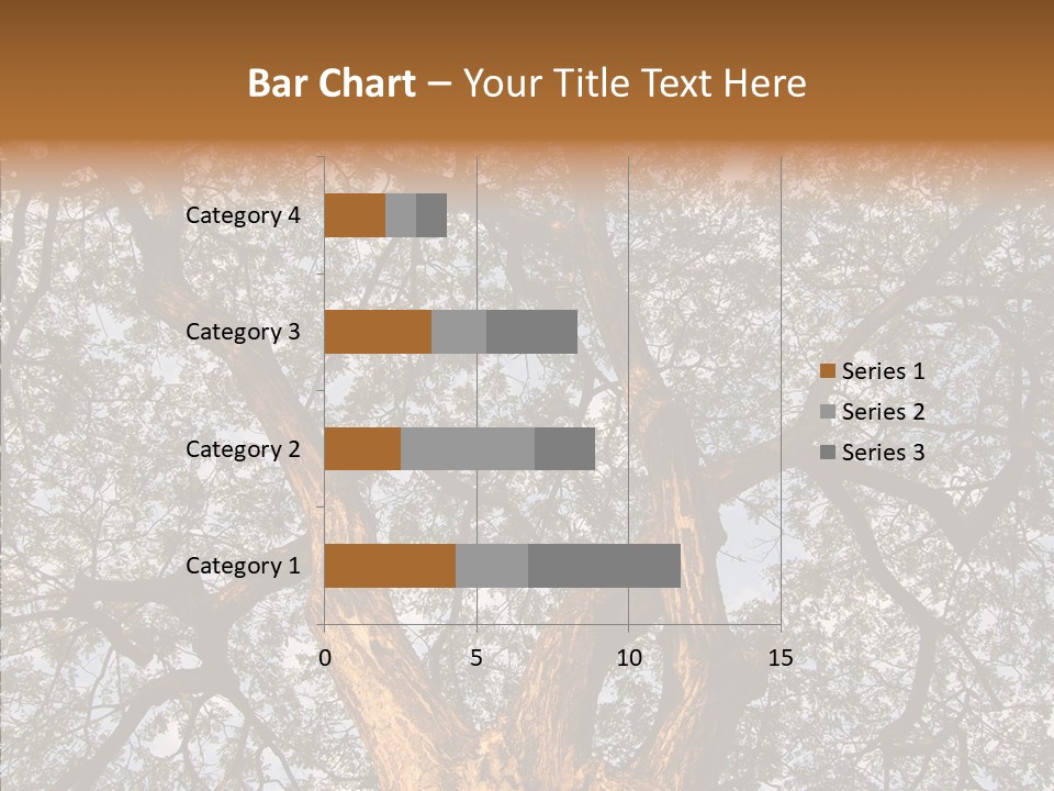 Towering Wood Limb PowerPoint Template