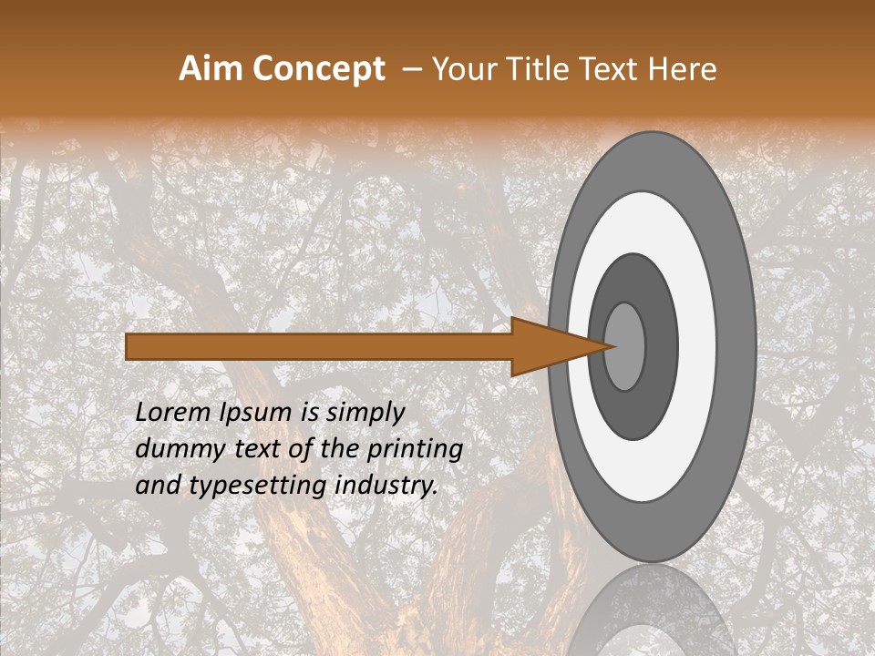 Towering Wood Limb PowerPoint Template