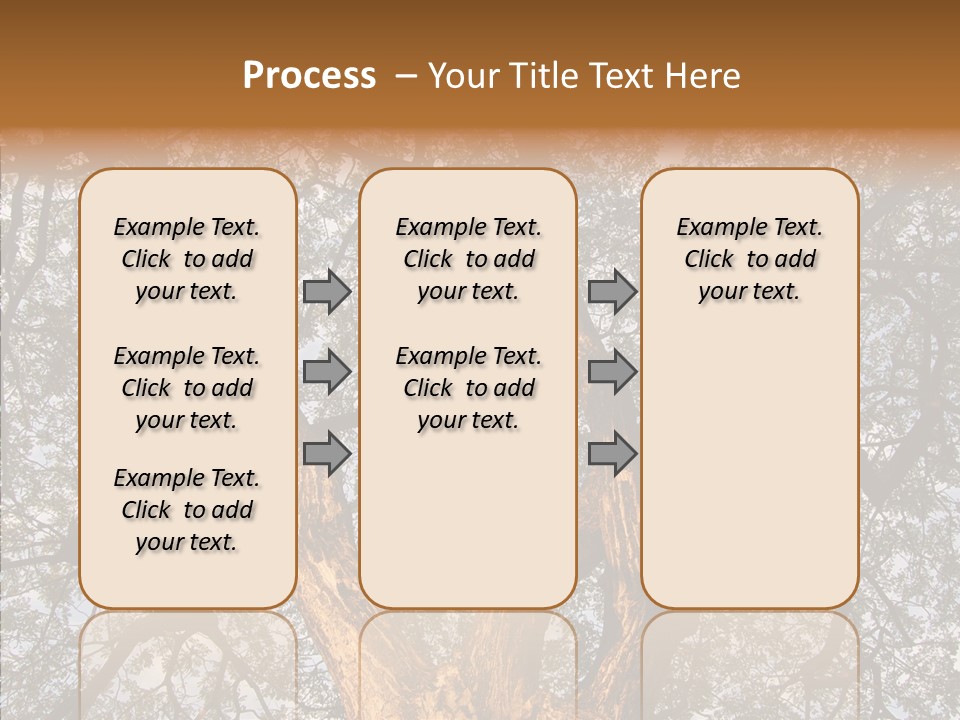 Towering Wood Limb PowerPoint Template