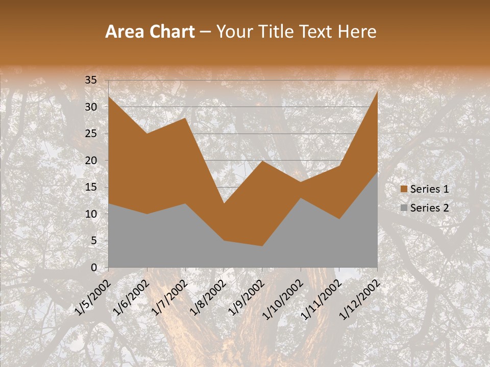 Towering Wood Limb PowerPoint Template
