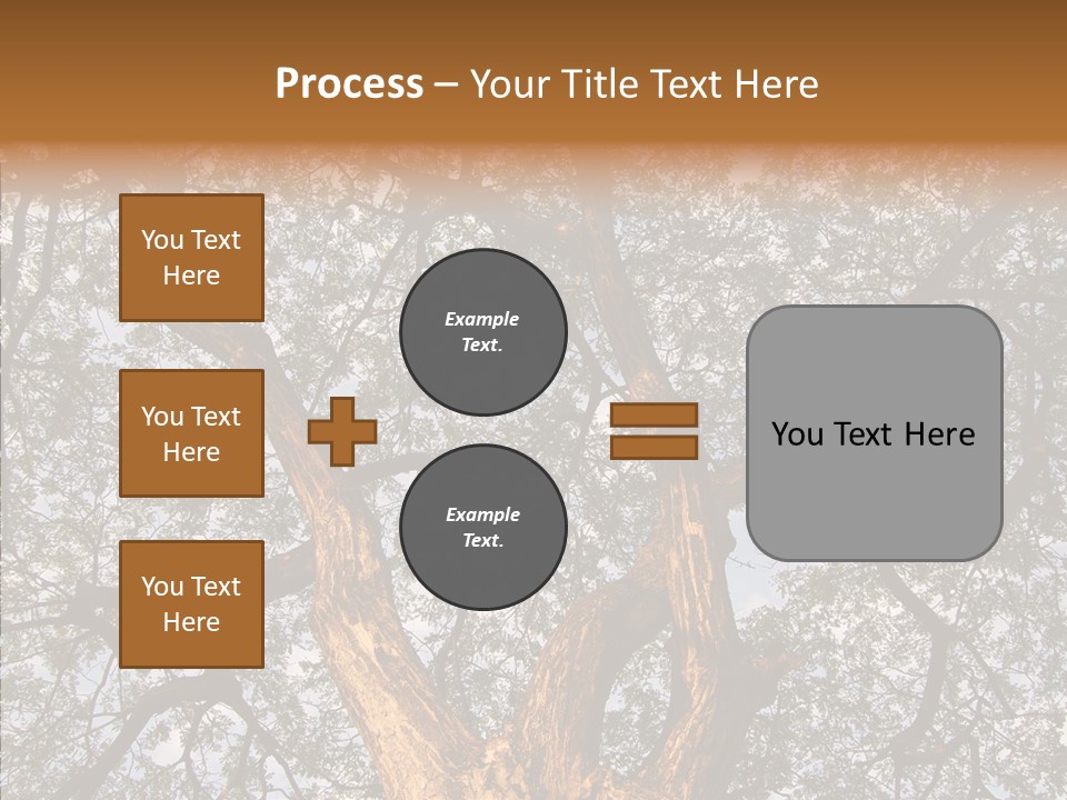 Towering Wood Limb PowerPoint Template