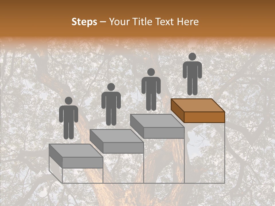Towering Wood Limb PowerPoint Template