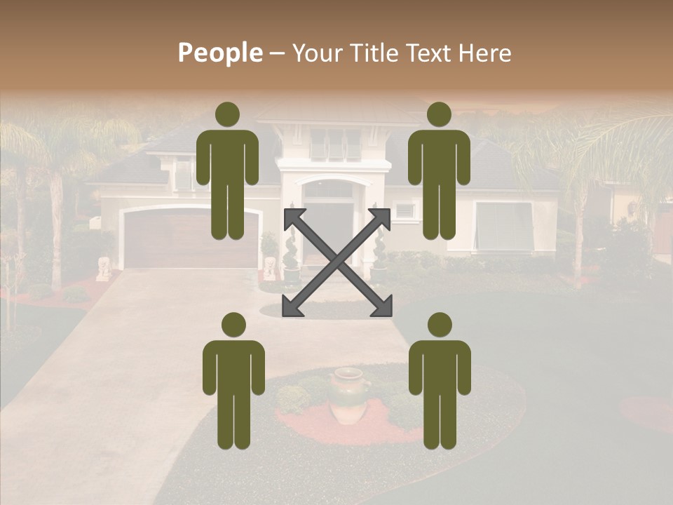 Corporation Toon Figure PowerPoint Template