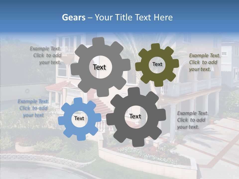Corporation Writing Figure PowerPoint Template