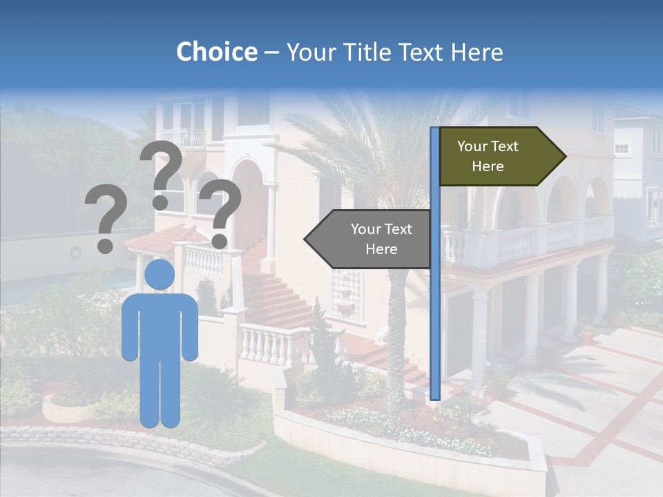 Corporation Writing Figure PowerPoint Template