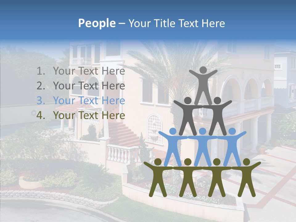 Corporation Writing Figure PowerPoint Template