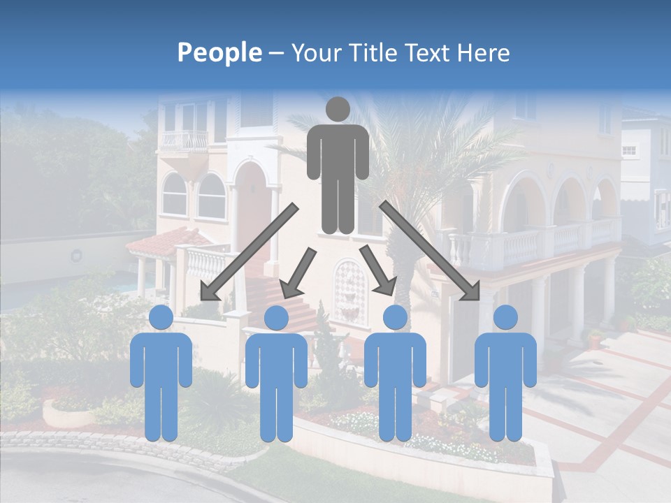 Corporation Writing Figure PowerPoint Template