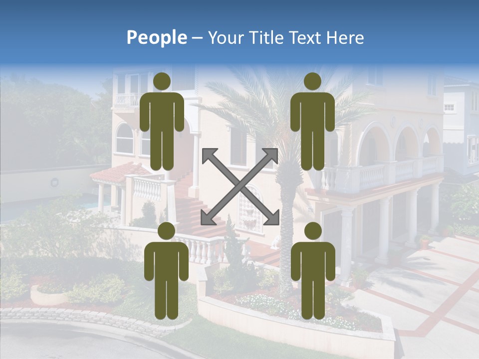 Corporation Writing Figure PowerPoint Template