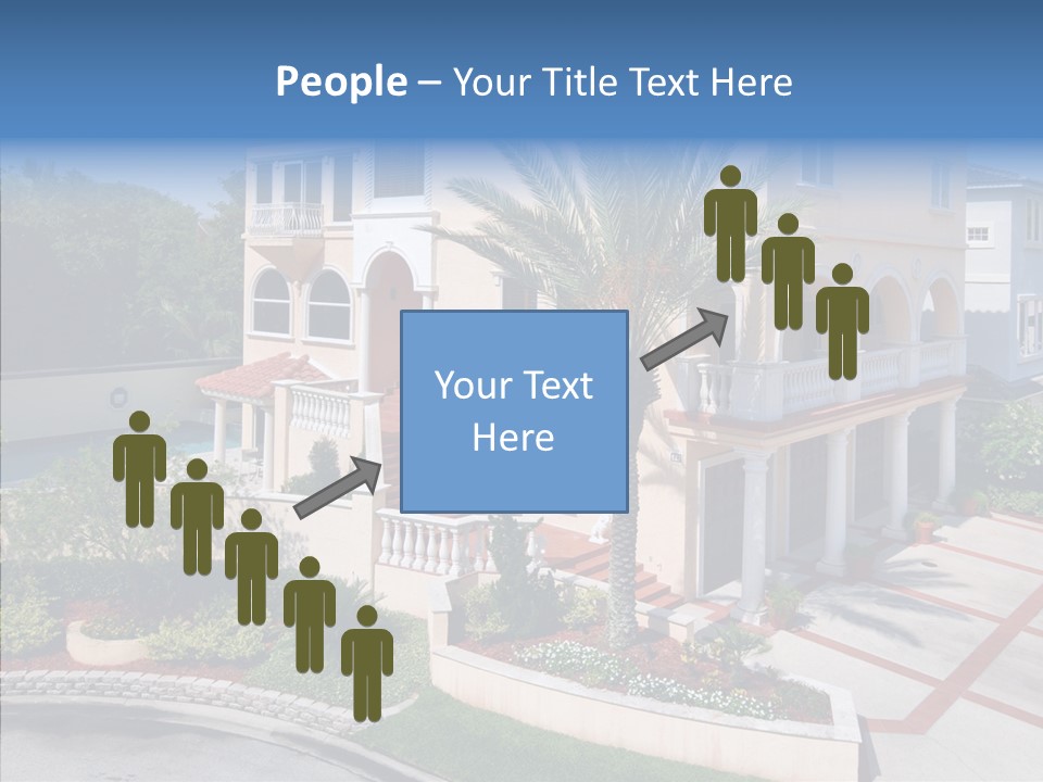 Corporation Writing Figure PowerPoint Template