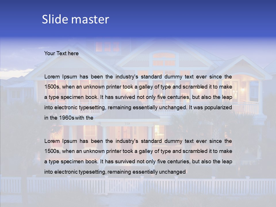 Profe Ional Writing Toon PowerPoint Template