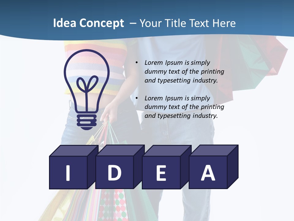 Mall Happiness  PowerPoint Template