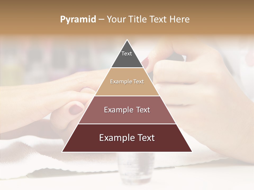 Manicure Applying People PowerPoint Template