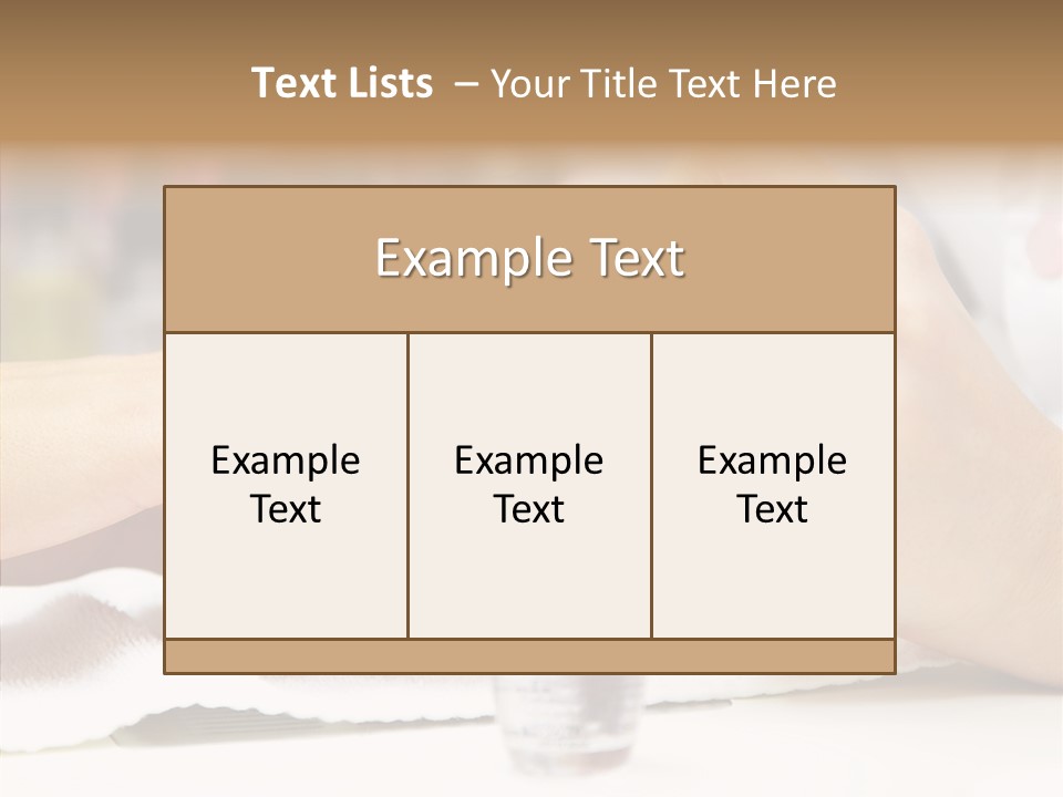 Manicure Applying People PowerPoint Template