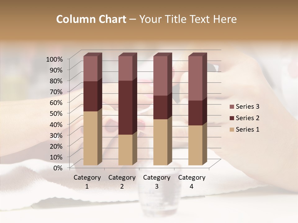 Manicure Applying People PowerPoint Template