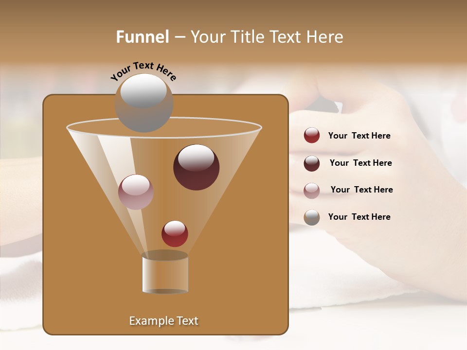 Manicure Applying People PowerPoint Template