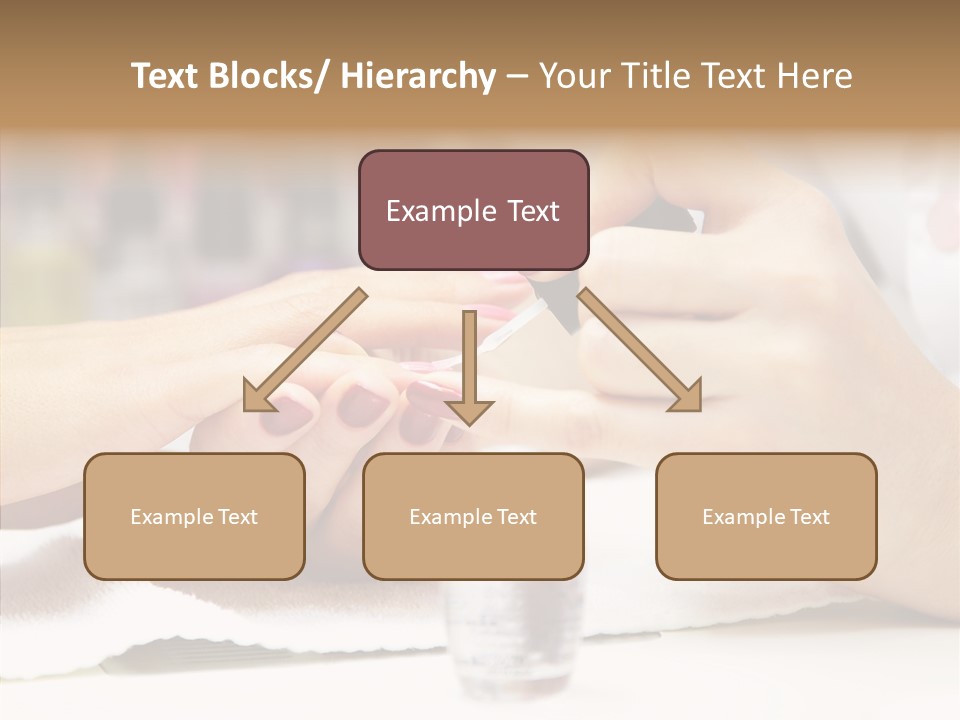 Manicure Applying People PowerPoint Template