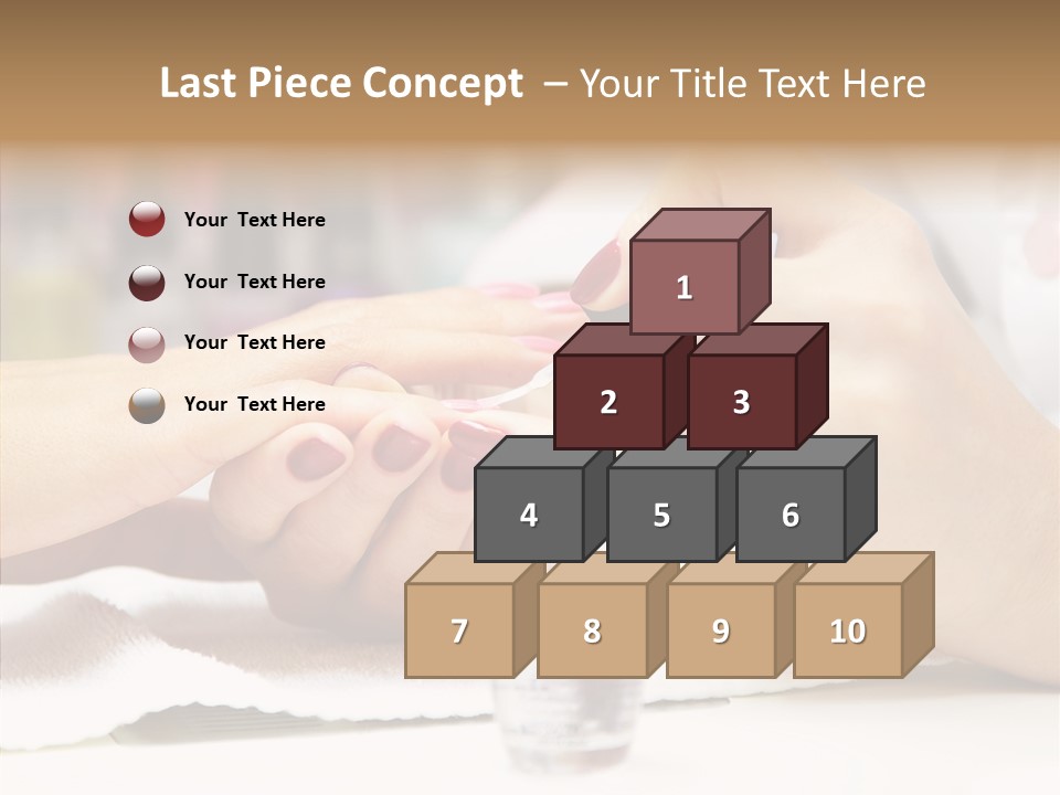 Manicure Applying People PowerPoint Template