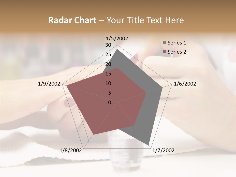 Manicure Applying People PowerPoint Template
