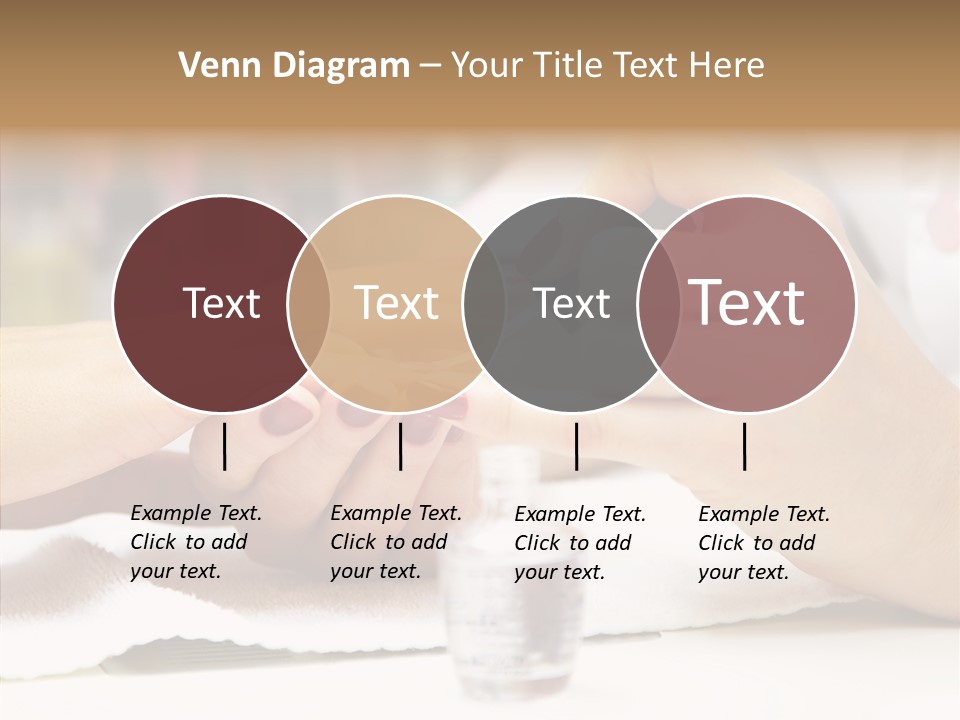 Manicure Applying People PowerPoint Template