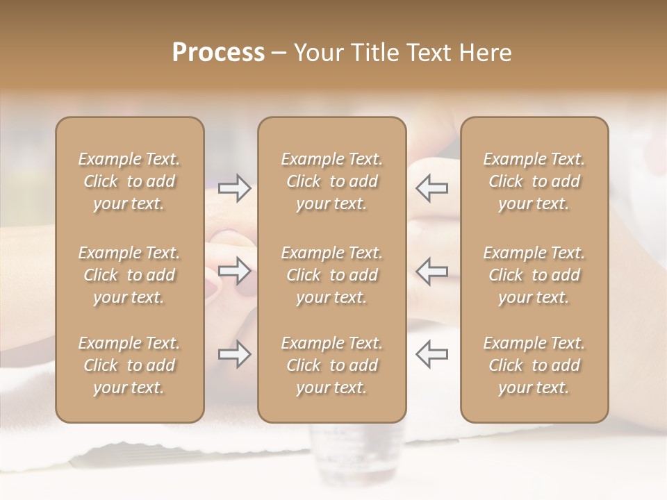 Manicure Applying People PowerPoint Template