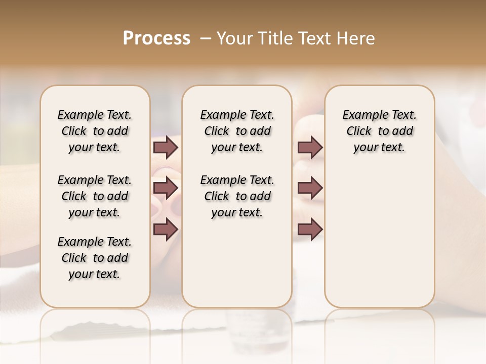 Manicure Applying People PowerPoint Template