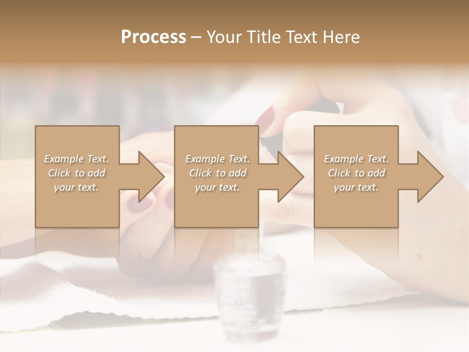 Manicure Applying People PowerPoint Template
