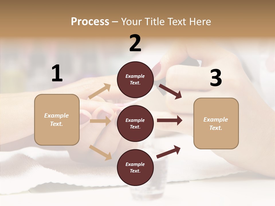 Manicure Applying People PowerPoint Template