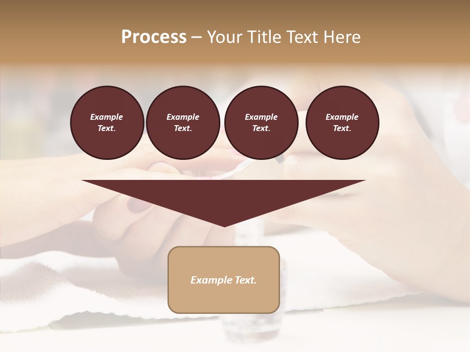 Manicure Applying People PowerPoint Template