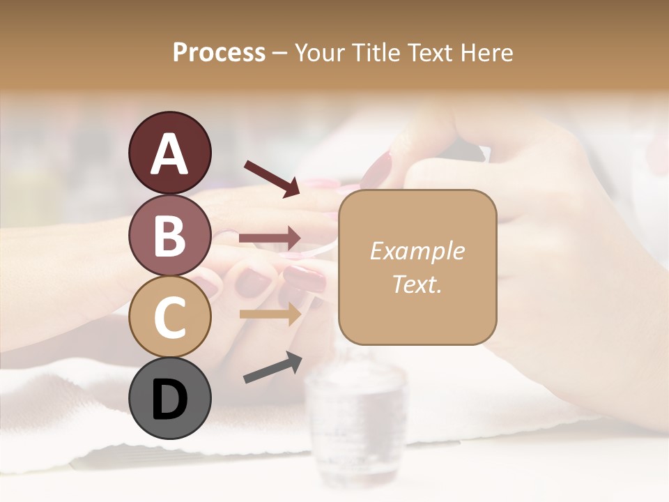 Manicure Applying People PowerPoint Template