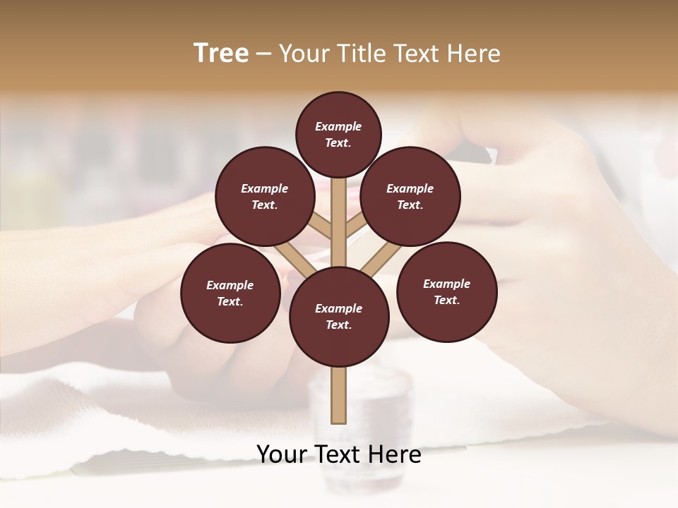 Manicure Applying People PowerPoint Template