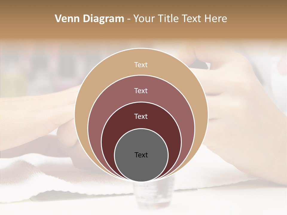 Manicure Applying People PowerPoint Template