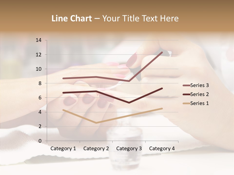 Manicure Applying People PowerPoint Template