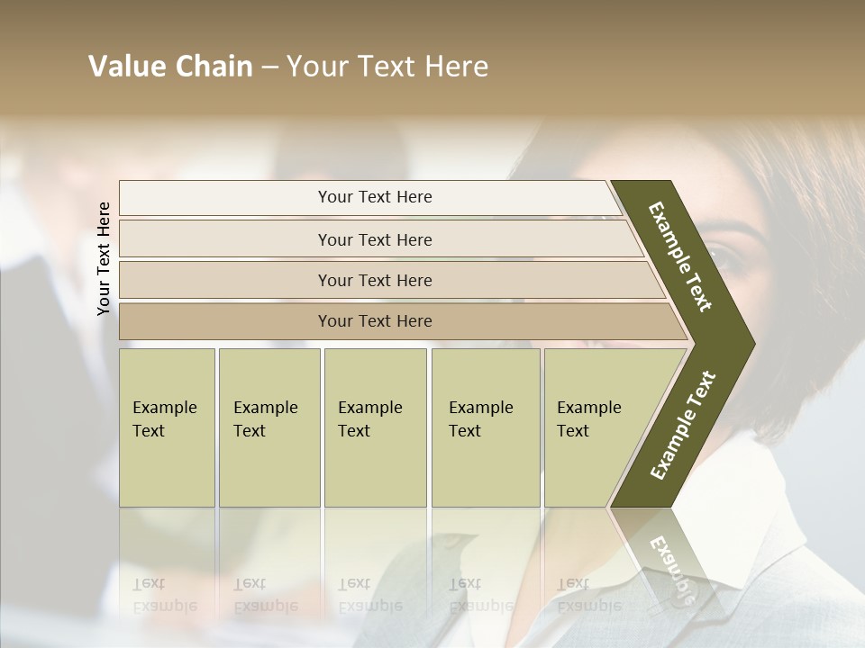 Colleague Fashion Smiling PowerPoint Template