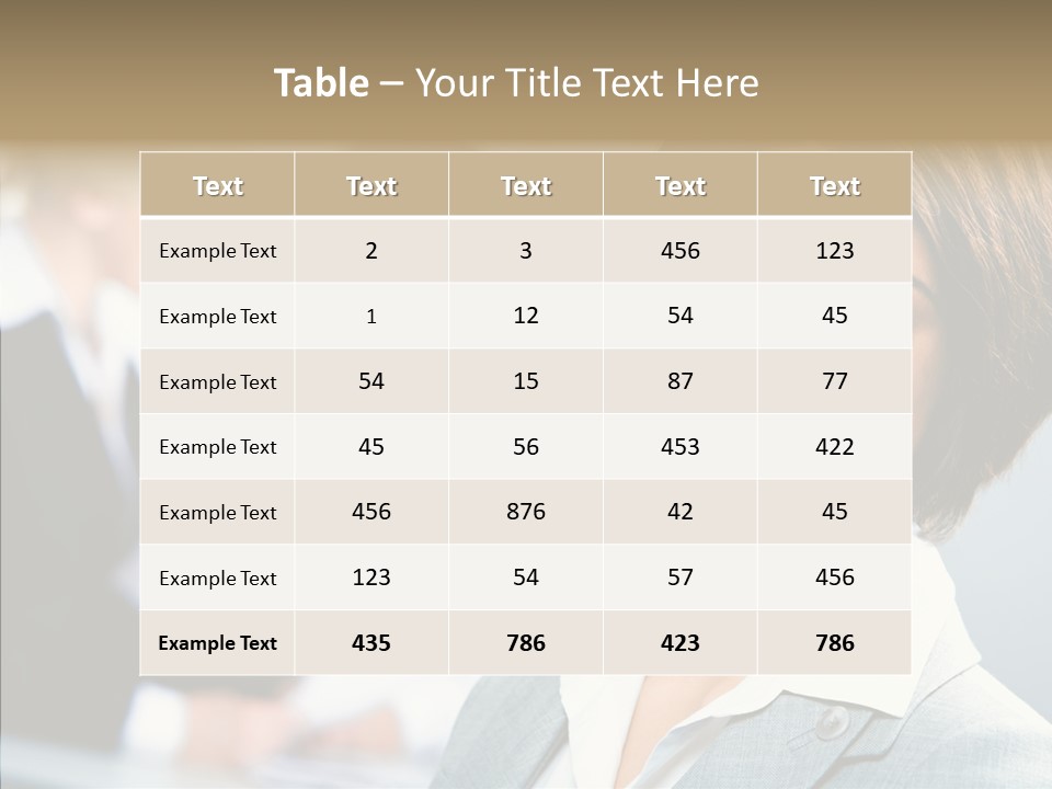 Colleague Fashion Smiling PowerPoint Template