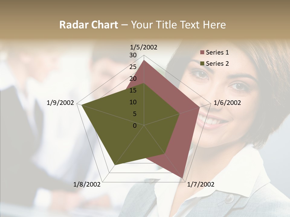 Colleague Fashion Smiling PowerPoint Template