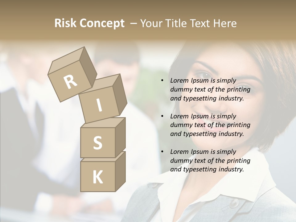 Colleague Fashion Smiling PowerPoint Template