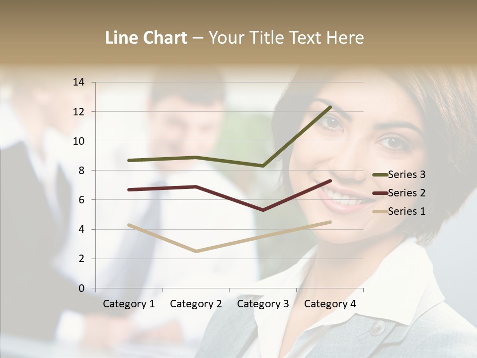 Colleague Fashion Smiling PowerPoint Template