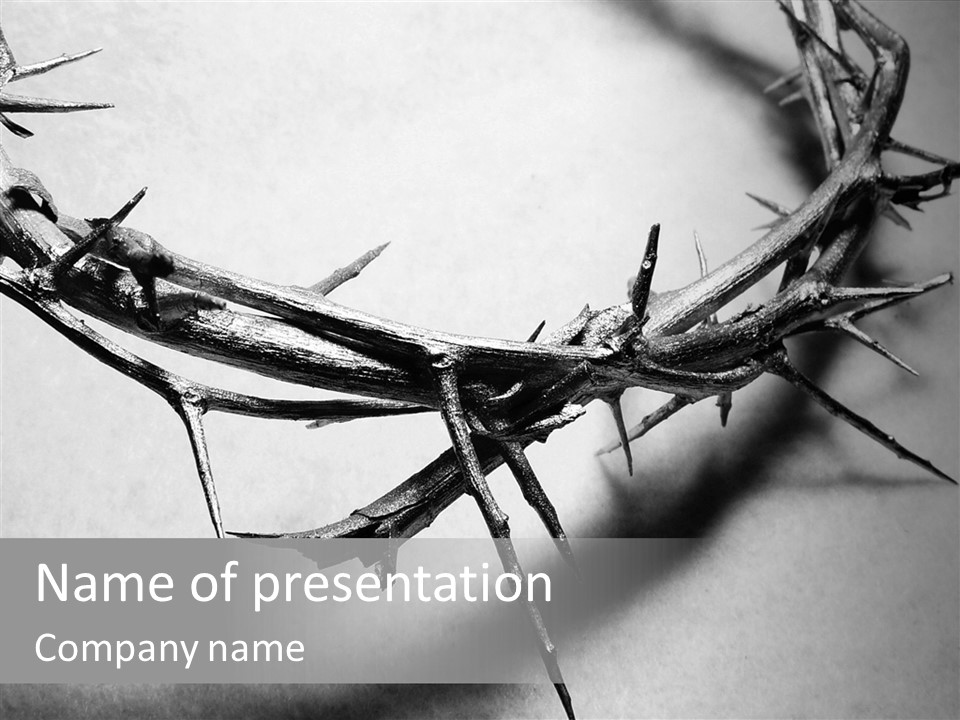 Jesus Religion Crucifixion PowerPoint Template