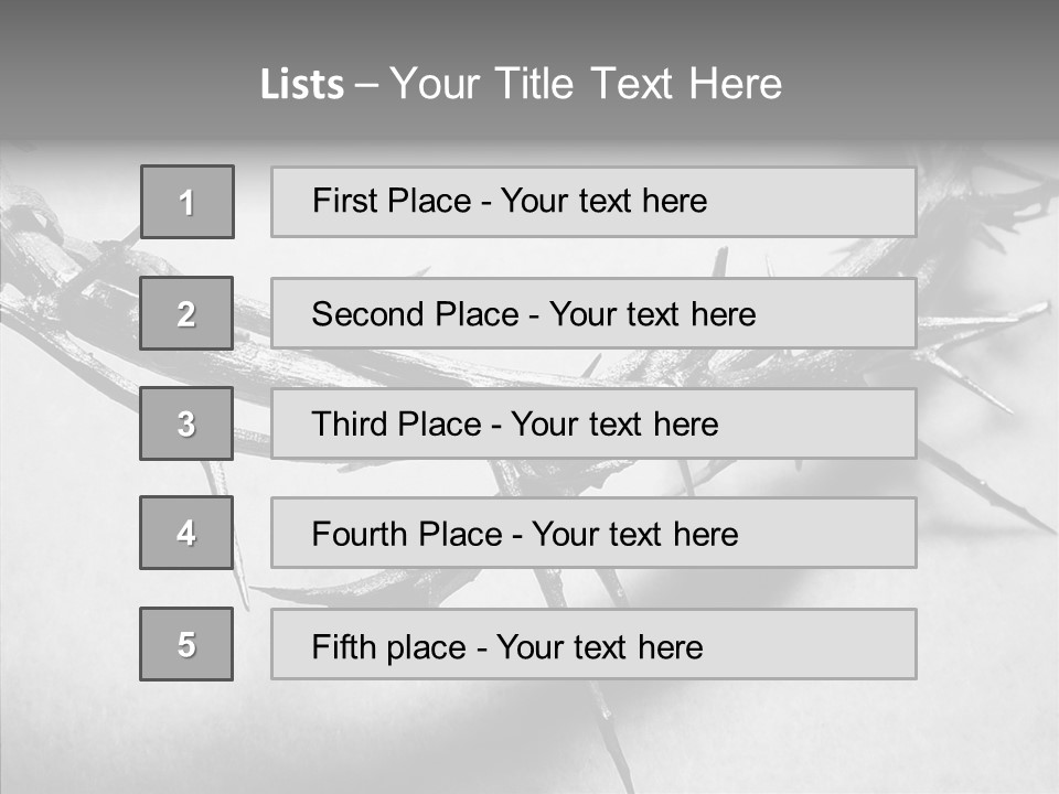 Jesus Religion Crucifixion PowerPoint Template