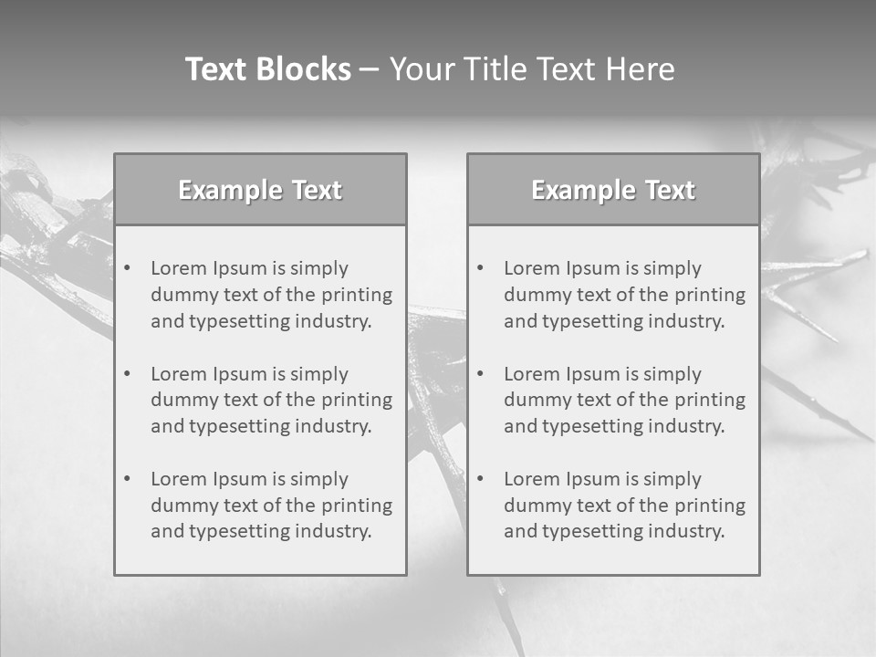 Jesus Religion Crucifixion PowerPoint Template