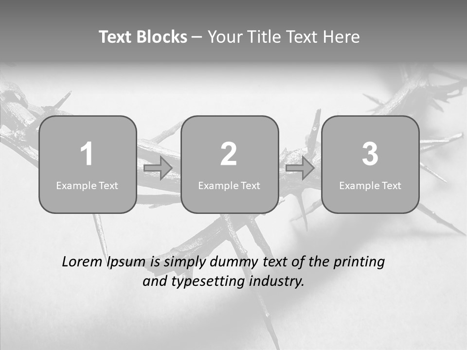 Jesus Religion Crucifixion PowerPoint Template