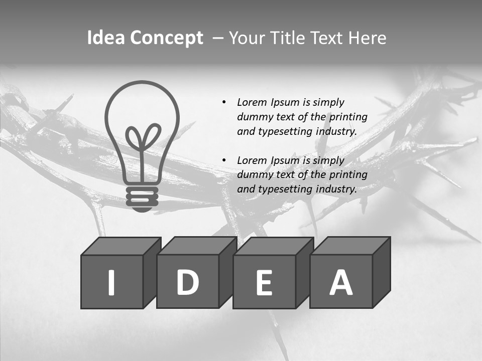 Jesus Religion Crucifixion PowerPoint Template