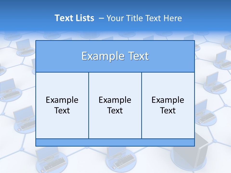 Bu Ine Di Cu Ion Table PowerPoint Template