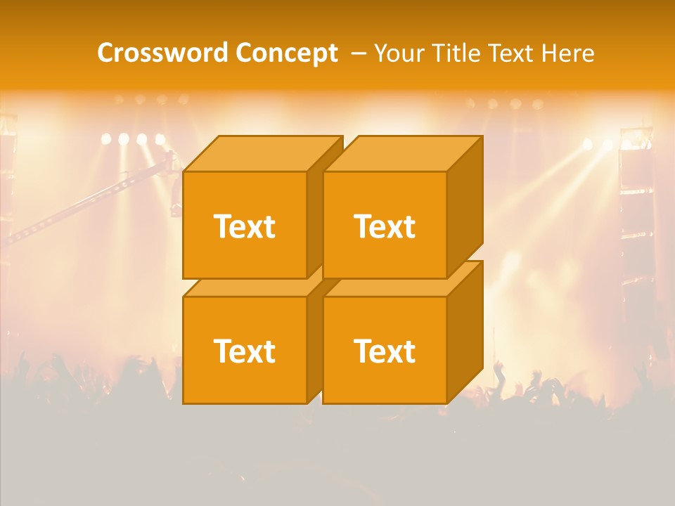 Celebration Instrument Backlight PowerPoint Template