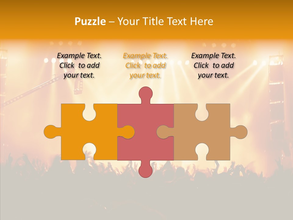 Celebration Instrument Backlight PowerPoint Template