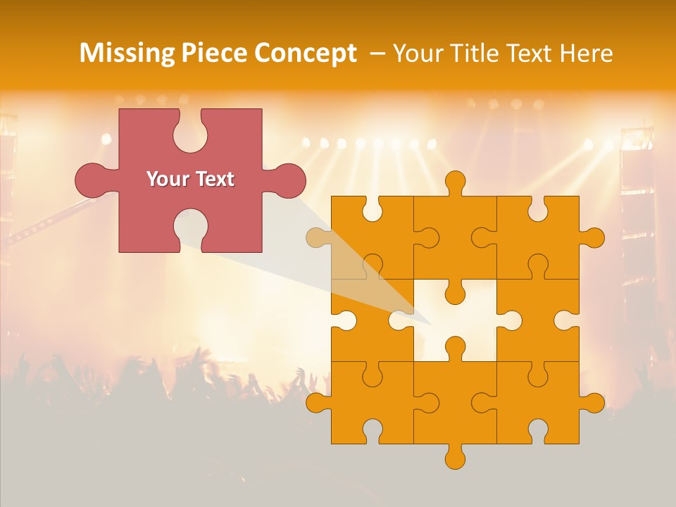 Celebration Instrument Backlight PowerPoint Template