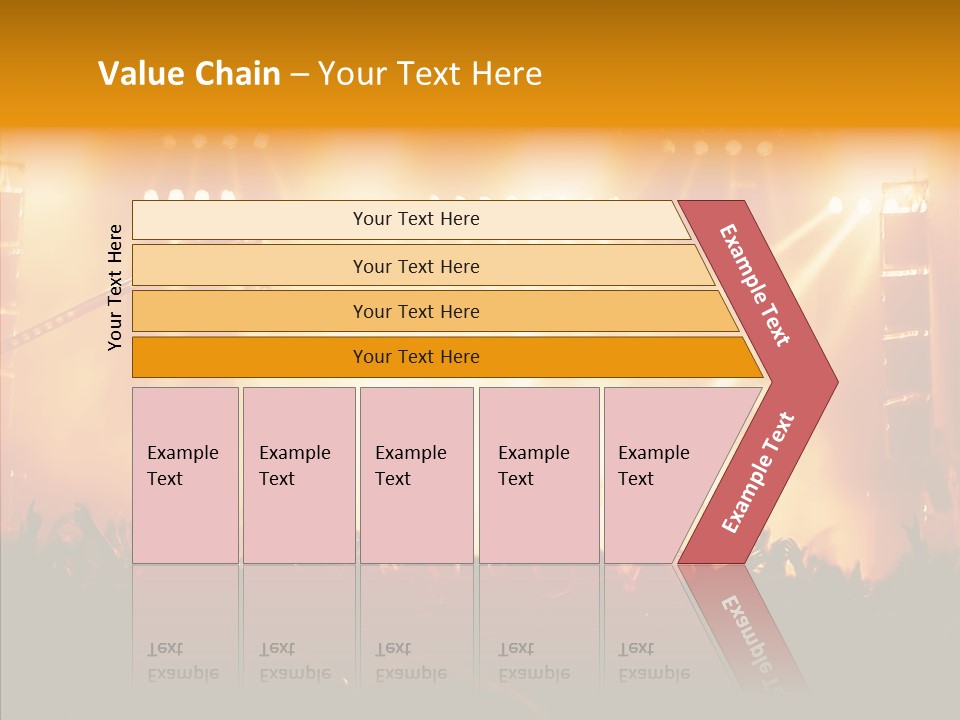 Celebration Instrument Backlight PowerPoint Template