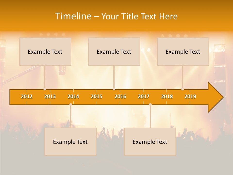 Celebration Instrument Backlight PowerPoint Template